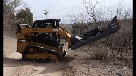 bush hog and skid steer on trailer|skid steer attachments brush hog.